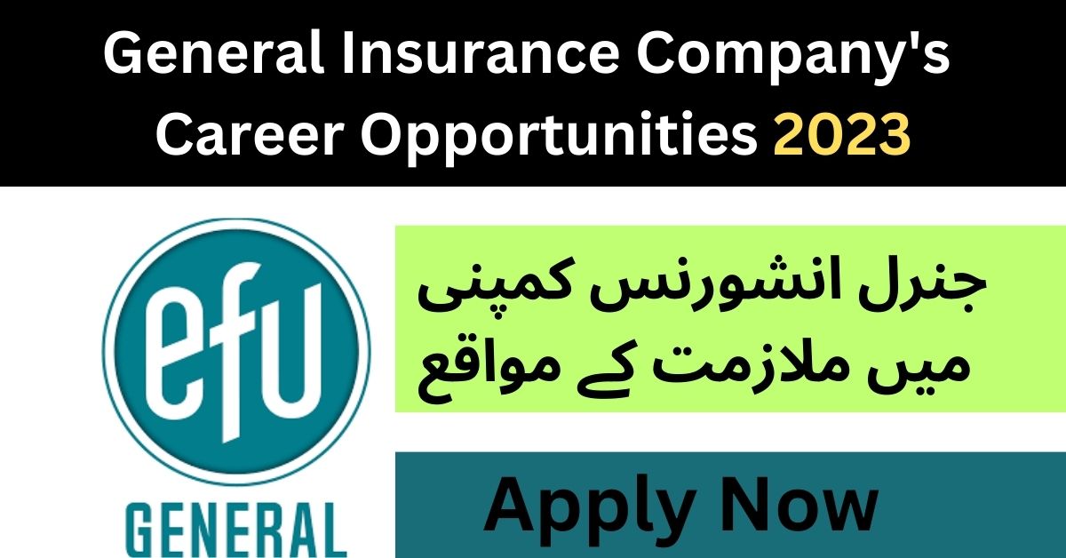 General Insurance Company's Career Opportunities 2023